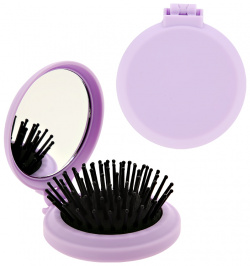 Расческа для волос с зеркалом LADY PINK 