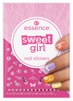 Наклейки для ногтей ESSENCE SWEET GIRL символы и цветы 