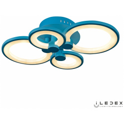 Потолочная люстра ILedex Ring A001/4 BLUE 