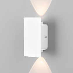 Уличный настенный светильник Elektrostandard Mini Light бел
