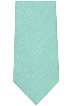 Однотонный галстук из шелка ISAIA  CRV007/12 Зеленый