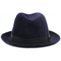 Шерстяная шляпа BORSALINO  4549/0411/т син