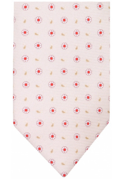 Шелковый галстук с узором ISAIA  CVD0203 CRV007 Бежевый