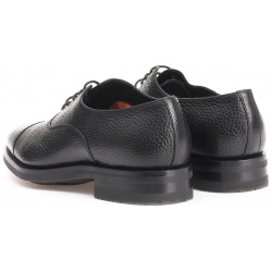 Кожаные туфли оксфорды с мехом SANTONI  MCKE15726 N01