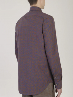 Хлопковая рубашка CANALI  GL01605/501/LXB1 SF