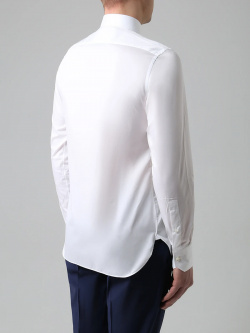 Рубашка хлопковая tailored fit ERMENEGILDO ZEGNA  701222/9MS0PA