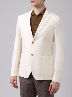 Однобортный пиджак COLOMBO  GI00204/бел