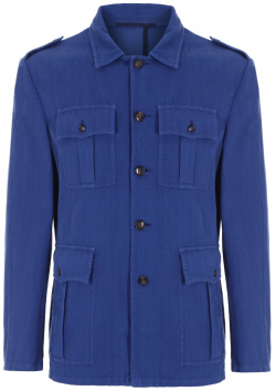Пиджак с накладными карманами STILE LATINO  GUALGERI/PTM12003/T1330 Синий