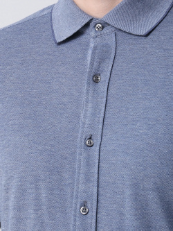 Рубашка Slim Fit хлопковая PAUL & SHARK  A20P1758/548