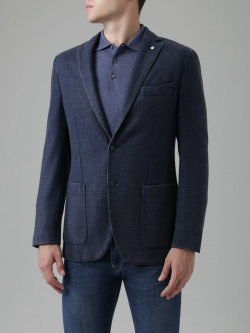 Кашемировый пиджак L B M  1911 45141/5 т син кл