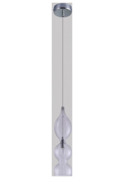 Подвесной светильник Crystal Lux IRIS SP1 B TRANSPARENT 