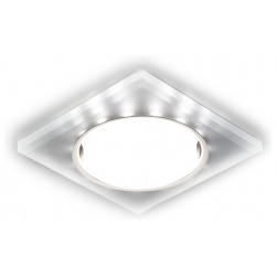Точечный встраиваемый светильник Ambrella light GX53 SPOT G215 CH/WH 