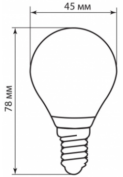 Светодиодная лампа Feron 5W 550Lm 4000K E14 25579 