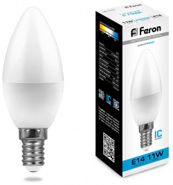 Светодиодная лампа Feron 11W 955Lm 6400K E14 25943 