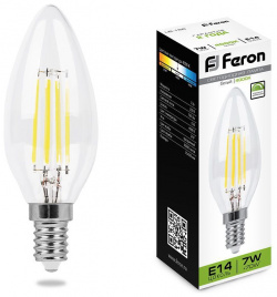 Светодиодная лампа Feron 7W 760Lm 4000K E14 25871 