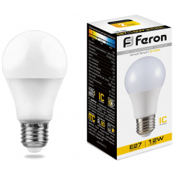 Светодиодная лампа Feron 12W 1100Lm 2700K E27 25489 