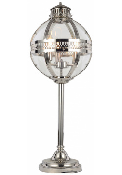 Декоративная настольная лампа Delight Collection RESIDENTIAL KM0115T 3S nickel 