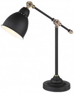Офисная настольная лампа Arte Lamp BRACCIO A2054LT 1BK Artelamp