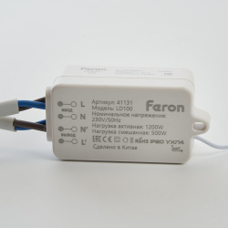 Радиочастотный контроллер Feron для управления с помощью беспроводного выключателя SMART LD100 41131