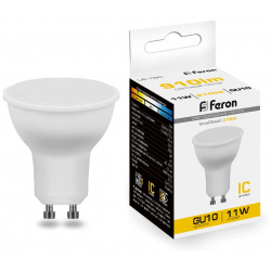 Светодиодная лампа Feron Софит 11W 910Lm 2700K GU10 38140 