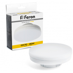Светодиодная лампа Feron 20W 1560Lm 2700K GX70 48306 