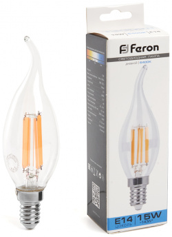 Светодиодная лампа Feron Свеча на ветру 15W 1340Lm 6400K E14 38264 
