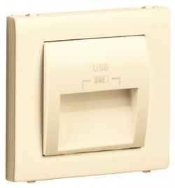 Лицевая панель для USB розеток Efapel 50673 TMF 