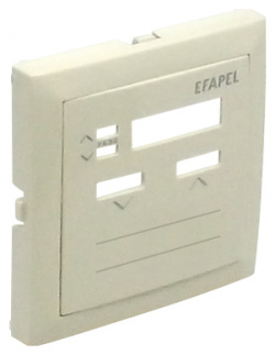 Лицевая панель для контроллера жалюзи Efapel 90312 TMF 
