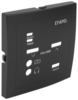 Лицевая панель для одноканального стерео модуля Efapel 90702 TPM 