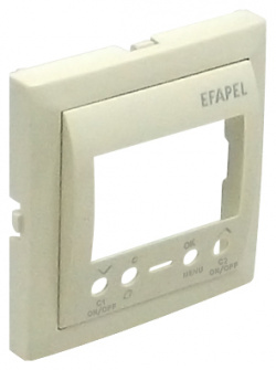 Лицевая панель для цифрового таймера Efapel 90744 TPE 