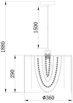 Подвесной светильник Escada LODORE 10173/1S
