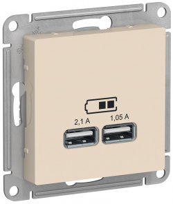 Розетка USB Systeme Electric ATLAS DESIGN ATN000233 