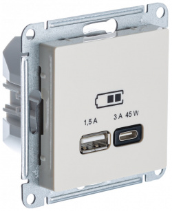 Розетка USB Systeme Electric ATLAS DESIGN ATN000229 