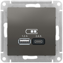 Розетка USB Systeme Electric ATLAS DESIGN ATN000939 