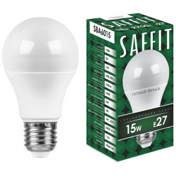 Светодиодная лампа Saffit A60 15W 1500lm 2700K E27 55010 
