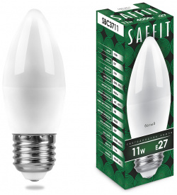 Светодиодная лампа Saffit Свеча 11W 905lm 4000K E27 55135 