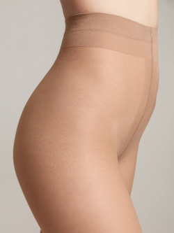 Колготки полиамидные женские Conte ⭐️  с эффектом «второй кожи» DRESS CODE 15 Lycra® бронзового цвета