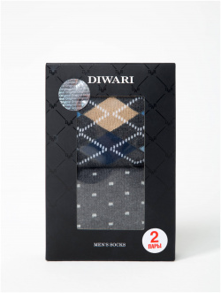 Носки мужские Conte ⭐️  Хлопковые DIWARI в фирменной коробке (2 пары) Сразу 2