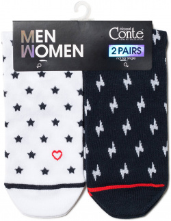 Набор чулочно носочных изделий Conte ⭐️  Лимитированный хлопковых носков «Men&Women»
