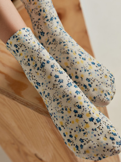 Носки женские Conte ⭐️  Плотные с рисунком «Spring» особенно