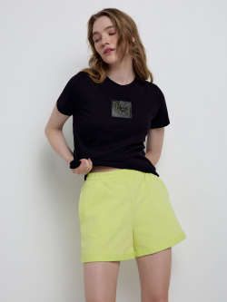 Джемпер женский Conte ⭐️  Базовая футболка из хлопка с рисунком «Hold love» LD 2213
