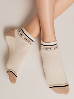 Носки женские Conte ⭐️  Короткие из хлопка с махровой стопой "Conte girl"