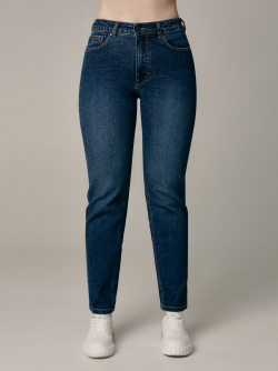 Брюки джинсовые Conte ⭐️  Классические джинсы size plus с высокой посадкой CON 604