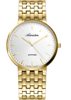 Швейцарские наручные  мужские часы Adriatica 1281 1113Q Коллекция Pairs