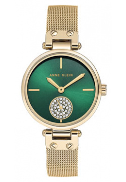 fashion наручные  женские часы Anne Klein 3000GNGB Коллекция Crystal