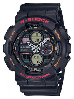 Японские наручные  мужские часы Casio GA 140 1A4ER Коллекция G Shock
