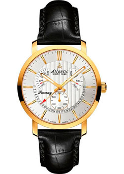 Швейцарские наручные  мужские часы Atlantic 63560 45 21 Коллекция Seaway К