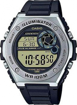 Японские наручные  мужские часы Casio MWD 100H 9AVEF Коллекция Digital