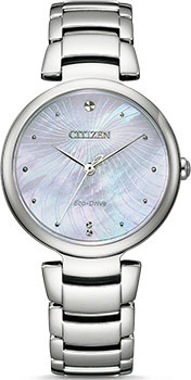 Японские наручные  женские часы Citizen EM0850 80D Коллекция Elegance
