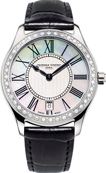 Швейцарские наручные  женские часы Frederique Constant FC 220MPW3BD26 Коллекция Classics